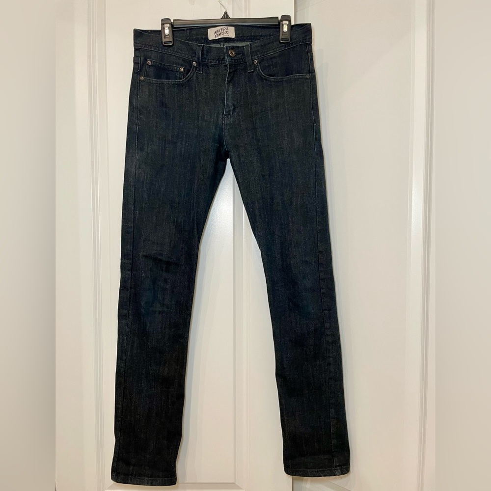 Naked & Famous Denim Yahan Power - Selvedge- Indigo Weird Guy Stretch Jeans